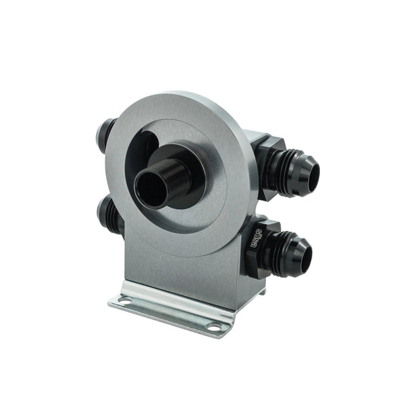 Setrab Thermostatic Remote Oil Filter Stand | 77mm | RTL Flow | 3/4"-16 Thread