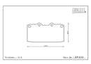 ENDLESS EP230 SSY Brake Pad Set for Subaru WRX 06-07-2