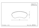 ENDLESS EP251 SSY Brake Pad Set for Nissan 240SX and Silvia-2