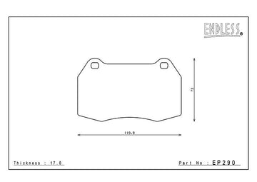 ENDLESS EP290 MX72 for R33/34 GT-R