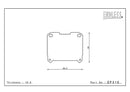 ENDLESS EP316 SSY Brake Pad Set for MK4 Supra-1