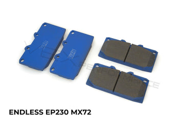 ENDLESS EP230 and EP231 MX72 Brake Pad Set for Subaru WRX 2006-2007