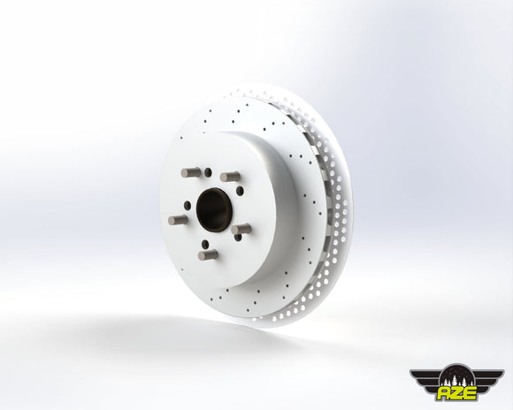AZE Rally Brake Backing Plate Kit | 2008-21 Subaru STi