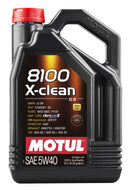 Motul 8100 X-Clean 5W40 Synthetic Engine Oil, 5L-1