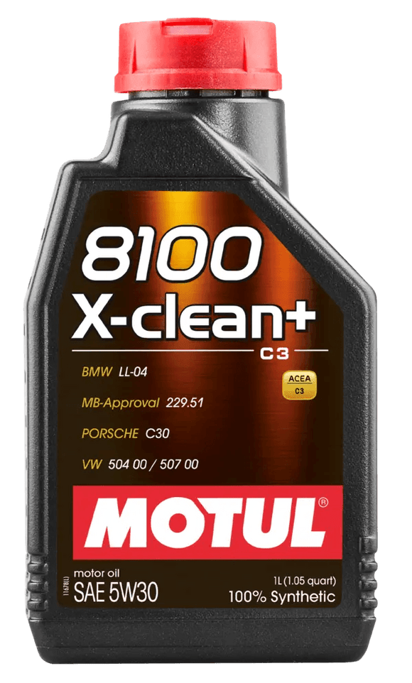 Motul 8100 X-Clean+ 5W30 Synthetic Engine Oil