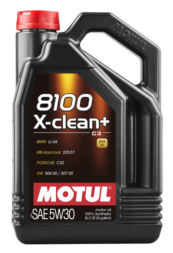 Motul 8100 X-Clean+ 5W30 Synthetic Engine Oil