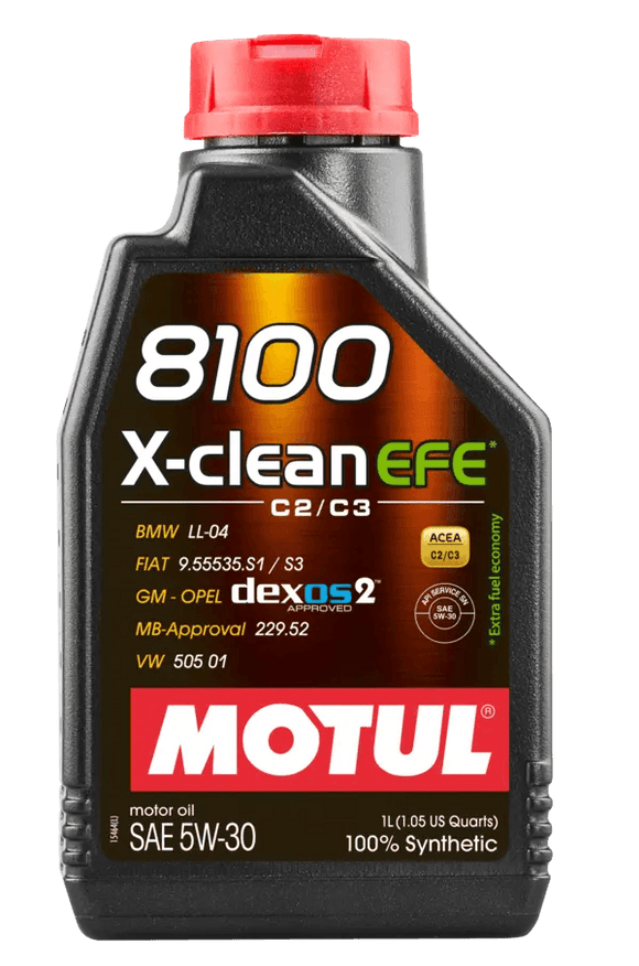 Motul 8100 X-Clean EFE 5W30 Synthetic Engine Oil