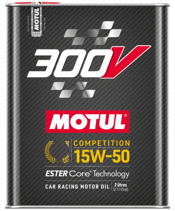 Motul 300V Competition 15W50 Synthetic Engine Oil, 2L