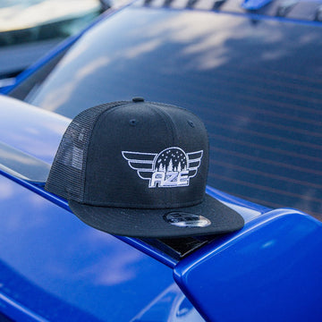 AZE Performance Black and White Cap