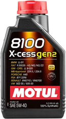Motul 8100 X-Cess 5W40 Synthetic Engine Oil-2